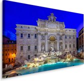 Schilderij - Trevi Fontein, Rome Italië, Premium Print