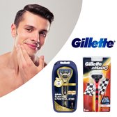 1x Set Originele Gillette Fusion Proglide en 1x Set Mach3 (Houder + Mesje)