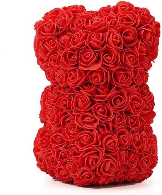 Rozen Teddy Beer 25 cm - Rose Bear - Rose Teddy - Liefde - Moederdag -  Verjaardag -... | bol
