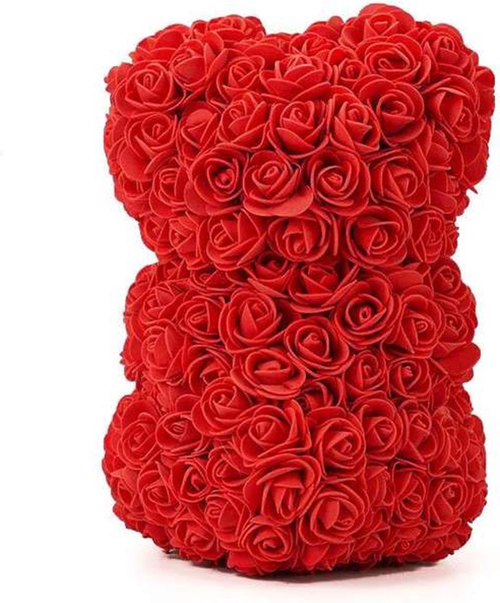 Rozen Teddy Beer 25 cm - Rose Bear - Rose Teddy - Liefde - Moederdag -  Verjaardag -... | bol.com