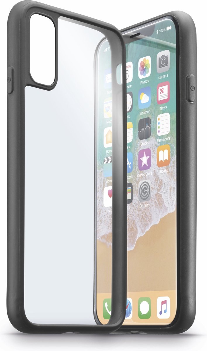 Cellular Line iPhone X cover bi-component contour black