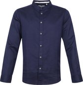 Anerkjendt -  Overhemd Aklukas Indigo Blauw - M - Heren - Modern-fit