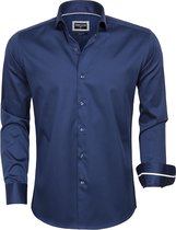 Overhemd Lange Mouw 75478 Navy