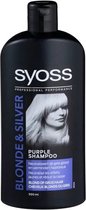Syoss Shampoo 500 ml Blond Silver