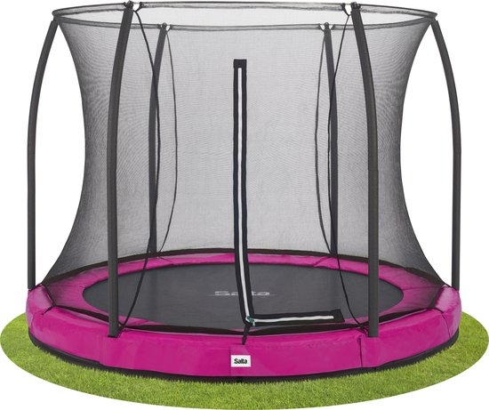 Salta Comfort Edition Ground - inground trampoline met veiligheidsnet - ø  183 cm - Roze | bol.com