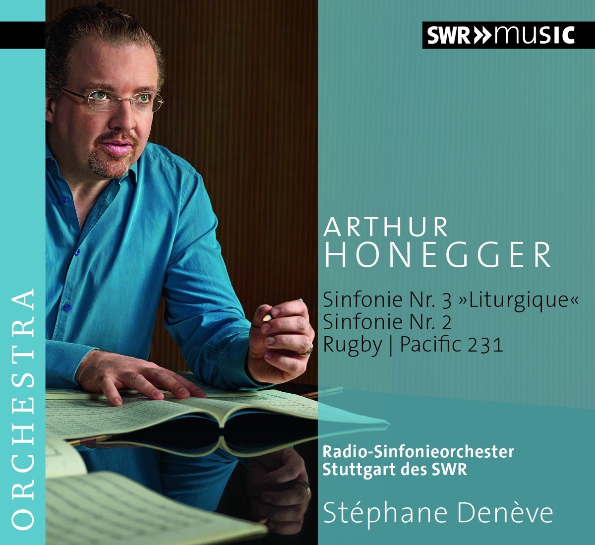 Stephane Deneve & Radiosinfonieorchester Stutt. - Honegger: Sinfonie No.3 Liturgique (CD)