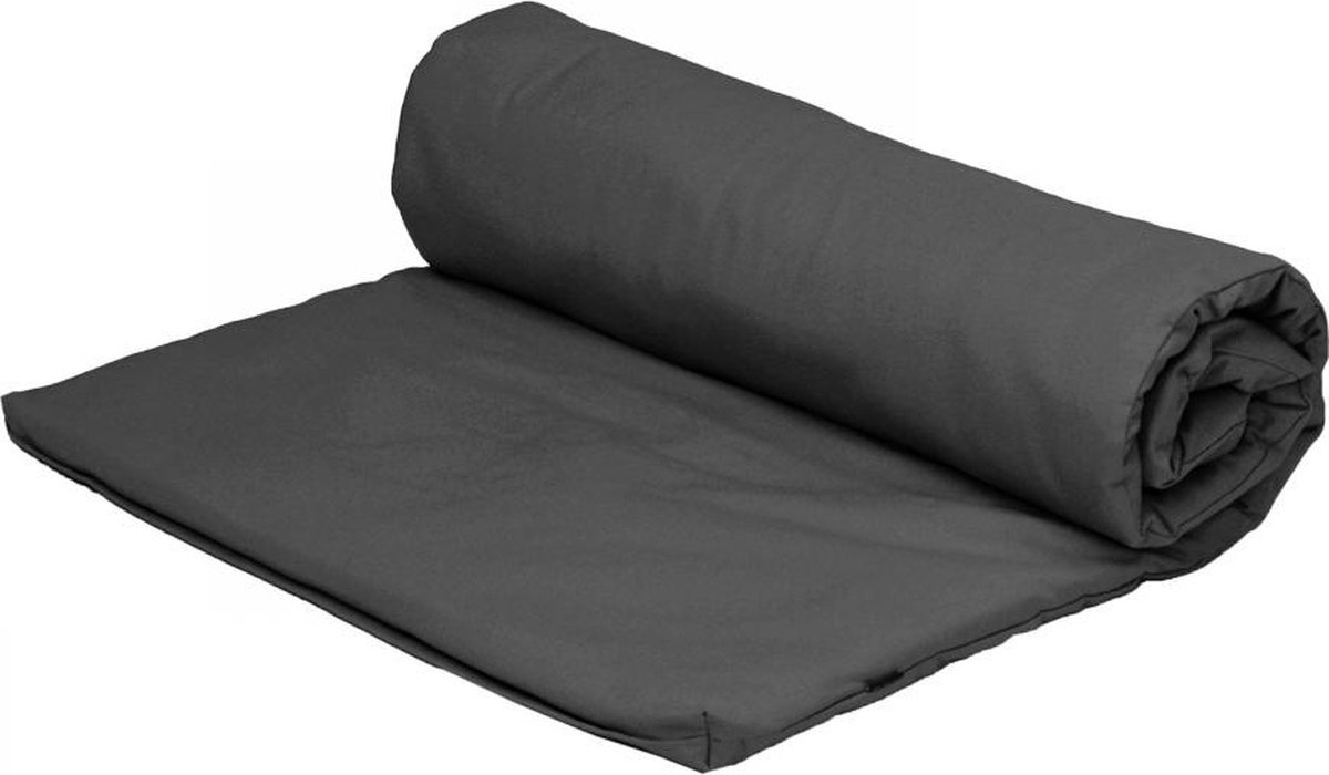 Bodhi Katoenen yogamat 200 x 100 cm antraciet