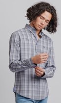 Haze & Finn Overhemd Check Shirt Cotton Regular Stretch Mc17 0120 11 Vienna Check Mannen Maat - M