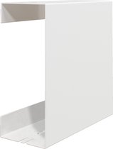 Schulte doucheplanchet - gemakkelijk te lijmen doucherek - eenvoudig zonder te boren - 22.5x9.5x22.5 cm - kleur wit - hangend badkamerschapje D1853 70