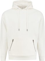 Purewhite - Heren Oversized Fit Hoodie - Wit - Maat M