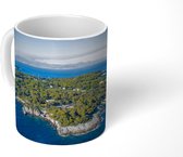 Mok - De kaap van het schiereiland van Antibes in Côte d'azur in Frankrijk - 350 ML - Beker - Uitdeelcadeautjes