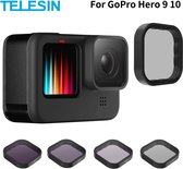 PRO SERIES ND8 ND16 ND32 + CPL Kit Lens Filter Set Aluminium Frame voor GoPro Hero 9 / 10