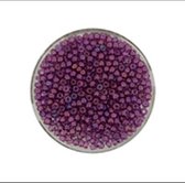 9660-384 Jap. Miyukirocailles - 2,2mm - transp.luster violett - 6 gram