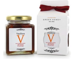 Honing met goji bes Griekenland - 250g - Vasilissa - Vloeibare Honing in een Honingpot