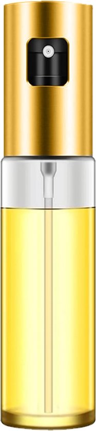 Olijfolie Spray - Azijn Spray - Olijfolie Fles - BBQ Sprayer - Olie diffuser - Oliespuit RVS - Glas - Goud