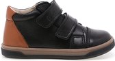 Emel Kinderschoenen met Klittenband - Zwart - Leder - Velcroschoenen - Maat 22