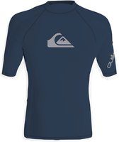 Quiksilver - UV-Zwemshirt met korte mouwen voor jongens - All time - Blauw - maat 92cm