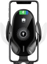 Draadloze Autolader | Fast Charger | Draadloos & Handsfree | Geschikt voor alle Toestellen | Zwart