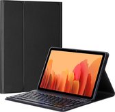 Accezz QWERTZ Bluetooth Keyboard Bookcase Samsung Galaxy Tab A7 tablethoes - Zwart