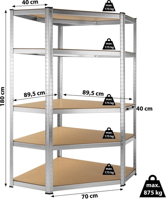 Opbergsysteem, wandrek 115 x 78 cm, gereedschapshouders, 44 stuks stapelbakken, opslagrek, extra sterke wandplaten, uitbreidbaar rek, werkplaatsrek, wandrek voor werkplaatsen