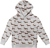 Snurk - Truien voor kinderen - James Grey Hoodie - Grijs - Maat 92EU