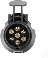 ERICH JAEGER - Aanhanger adapter - 7 polige stekkerdoos naar 13 polige stekker - Zware Kwaliteit - Adapter 7/13-polig