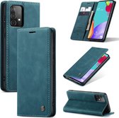 Casemania Hoesje Geschikt voor Samsung Galaxy A52 & A52S Emerald Green - Portemonnee Book Case
