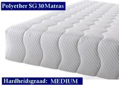 Aloe Vera - Eenpersoons Matras -SG30 Polyetherschuim - 17cm - Gemiddeld ligcomfort - 80x220/17