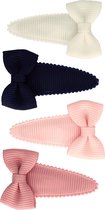 Baby haarspeldjes met strik - Basics | Wit, Roze, Blauw | Baby