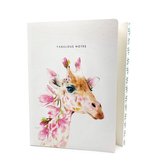 Luxury Giraffe Notebook - Bullet journal - Dagboek - A5 – Gelineerd – Giraf