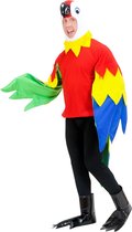 Widmann - Papegaai Kostuum - Vrolijke Papegaai Kostuum Man - Multicolor - Medium - Carnavalskleding - Verkleedkleding
