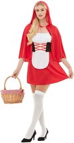 FUNIDELIA Roodkapje kostuum voor vrouwen Roodkapje - Maat: M - Rood