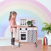 Teamson Kids Modern Houten Speelkeuken - Kinderspeelgoed - Rollenspel Speelgoed - Wit/Hout