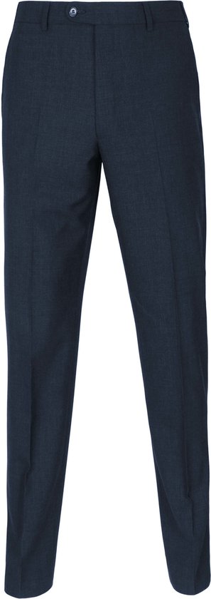 Suitable - Pantalon Picador Wolmix Donkerblauw - Modern-fit - Pantalon Heren maat 44