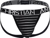 Andrew Christian Mesh Stripe Jock w/ Almost Naked - MAAT S - Heren Ondergoed (erotisch) - Jockstrap voor Man (erotisch) - Mannen Jock (erotisch)