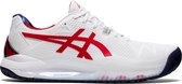 ASICS - Heren schoenen - GEL-RESOLUTION 8 L.E. - white/classic red - maat 44 1/2