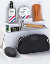 Sapiens. Set voor Snor & Baard - Baardverzorgingsset - Heren Cadeau - Giftset voor mannen - Officieel Barbiers Product