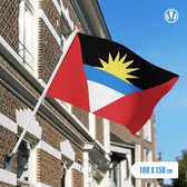 vlag Antigua en Barbuda 100x150cm - Spunpoly