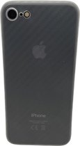 Backcase Carbon Hoesje iPhone 7 Wit - Telefoonhoesje - Smartphonehoesje - Zonder Screen Protector