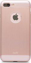 Moshi iGlaze Armour iPhone 7 Plus 8 Plus hoesje - Rosé Goud