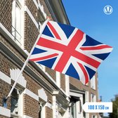 Vlag Groot Brittannie 100x150cm - Glanspoly