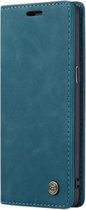 CaseMe Bookcase Pasjeshouder Hoesje Samsung Galaxy S8 Blauw -  Telefoonhoesje - Smartphonehoesje - Zonder Screen Protector
