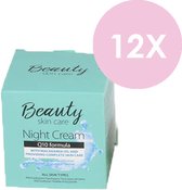 Beauty skin care Nachtcrème - Alle huidtypen - 12 x 50ml