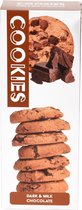 Cookies met puur en melk chocolade chunks