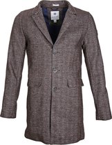 Dstrezzed - Coat Boucle Brown Melange - L - Slim-fit