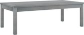 Decoways - Salontafel 100x50x33 cm massief acaciahout grijs