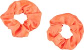 Feest armband | 2 stuks fluor oranje one size | Carnaval accessoires | Carnaval | Feestkleding | Apollo
