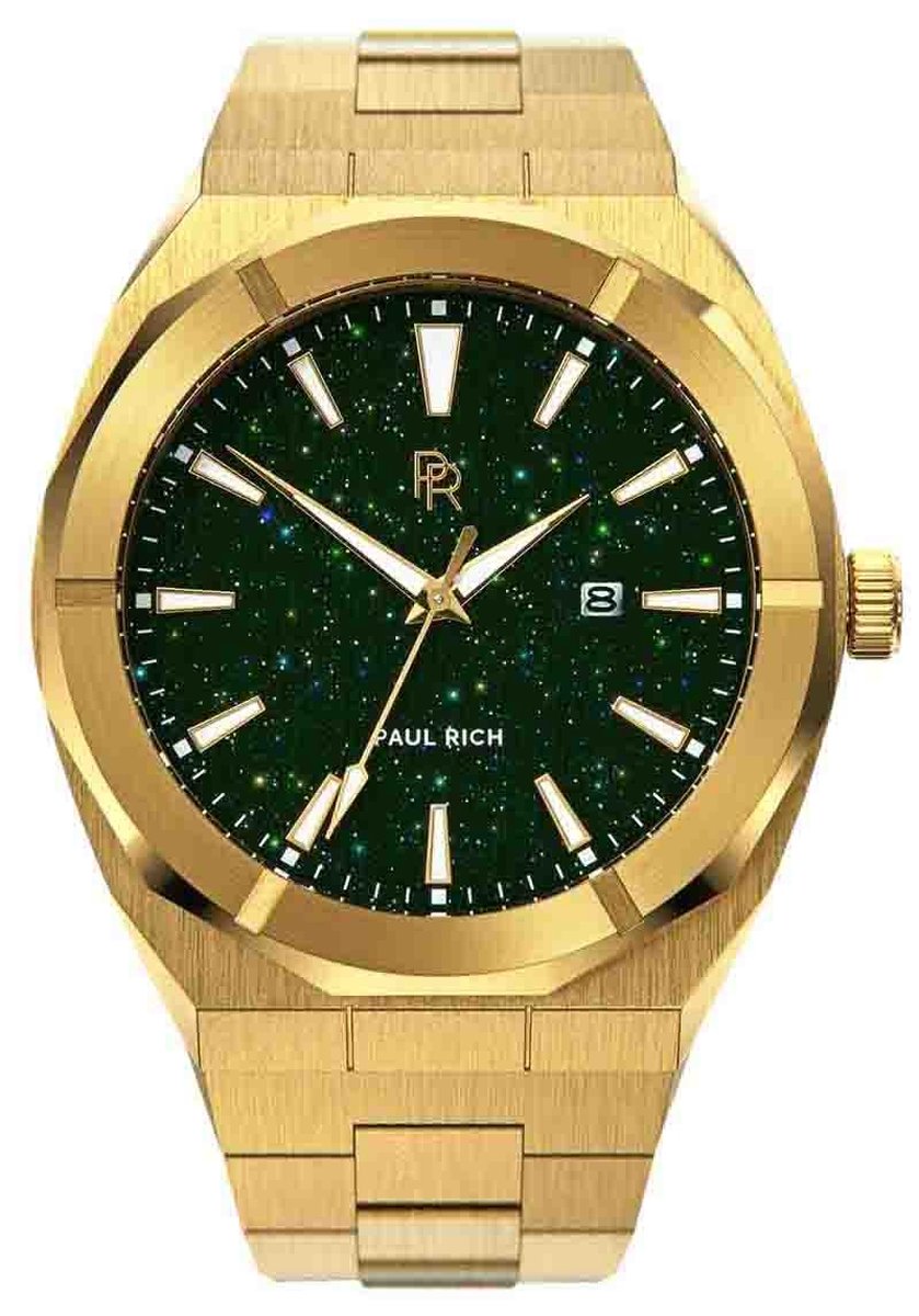 Paul Rich Star Dust Green Gold SD03-A Automatic horloge 45 mm