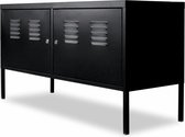 Decoways - Tv-meubel 118x40x60 cm zwart