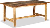 Decoways - Eettafel 180 cm massief gerecycled hout